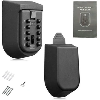 Outdoor Key Safe Lock Box Household Key Lock Box Wall Mount Key Safe Key Storage Lock Box with Digits Combination
Outdoor Key Safe Lock Box Household Key Lock Box Wall Mount Key Safe Key Storage Lock Box with Digits Combination