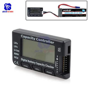 diymore 7 Digital Battery Capacity Tester Battery Checker Controller LCD for LiPo LiFe Li-ion NiMH Nicd Cell Meter
diymore 7 Digital Battery Capacity Tester Battery Checker Controller LCD for LiPo LiFe Li-ion NiMH Nicd Cell Meter
