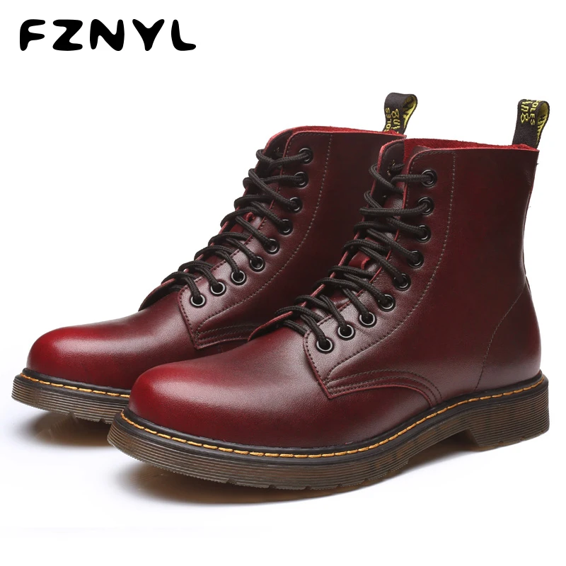 FZNYL Men's Classic Lace-up Martin Boots Outdoor Casual Genuine Leather Tide Footwear Male Warm Comfortable Tooling Shoes
FZNYL Men's Classic Lace-up Martin Boots Outdoor Casual Genuine Leather Tide Footwear Male Warm Comfortable Tooling Shoes
