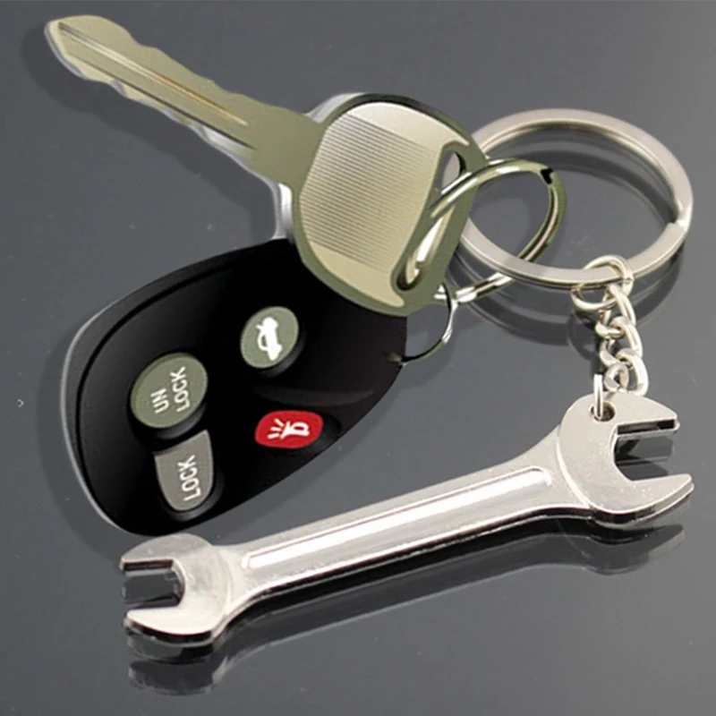 Key chain Lovely Gift Auto Accessories Car Wrench Keychain Key Holder Keyring Simulation Keyfob Tools Stainless Steel Spanner
Key chain Lovely Gift Auto Accessories Car Wrench Keychain Key Holder Keyring Simulation Keyfob Tools Stainless Steel Spanner