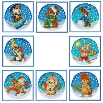 Snow Scene Animal Squirrel Cross Stitch Kits Embroidery Needlework Sets 14Ct Cross Stitch Kits Embroidery Needlework Sets Water
Snow Scene Animal Squirrel Cross Stitch Kits Embroidery Needlework Sets 14Ct Cross Stitch Kits Embroidery Needlework Sets Water