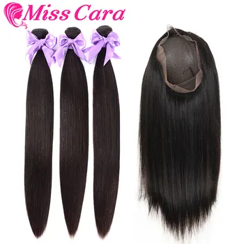 3/4 Bundles Malaysian Straight Hair Bundles With 360 Lace Frontal 100% Human Hair With Closure Miss Cara Remy Hair Weaves
3/4 Bundles Malaysian Straight Hair Bundles With 360 Lace Frontal 100% Human Hair With Closure Miss Cara Remy Hair Weaves