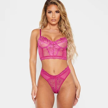 Women Ladies Sexy Lingerie Set Sexy Lace See-through Bra and Panty Set for Women Ladies Nightgown
Women Ladies Sexy Lingerie Set Sexy Lace See-through Bra and Panty Set for Women Ladies Nightgown