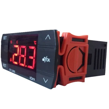 110-220V10A Press Digital Temperature Controller Thermostat with Sensor STC-3000 Hot
110-220V10A Press Digital Temperature Controller Thermostat with Sensor STC-3000 Hot