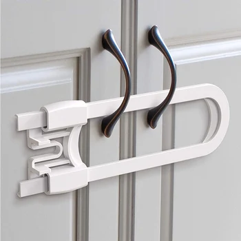 2pcs Sliding Cabinet Locks Baby Proofing Cabinets with Adjustable Child Safety Lock Childproof Latches for Knobsr
2pcs Sliding Cabinet Locks Baby Proofing Cabinets with Adjustable Child Safety Lock Childproof Latches for Knobsr