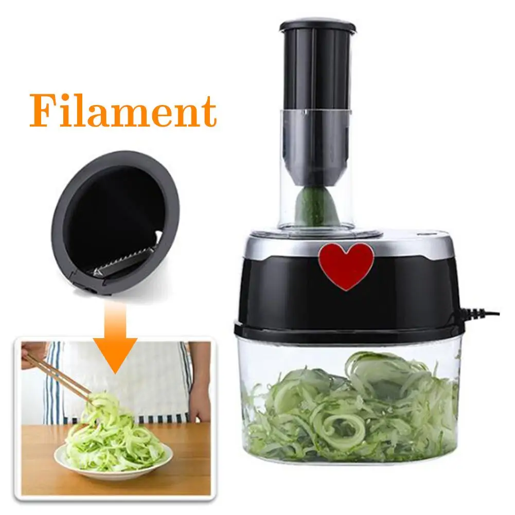 500W Multifunction Electric Sliced Grater Food Machine Spiral Funnel Potato Cucumber Shredder Vegetable Chopper Kitchen Gadgets
500W Multifunction Electric Sliced Grater Food Machine Spiral Funnel Potato Cucumber Shredder Vegetable Chopper Kitchen Gadgets