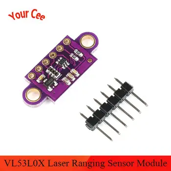 VL53L0X High Precision Laser Ranging Sensor Module Time-of-Flight ToF GY-VL53L0XV2 Laser Distance Module I2C IIC
VL53L0X High Precision Laser Ranging Sensor Module Time-of-Flight ToF GY-VL53L0XV2 Laser Distance Module I2C IIC