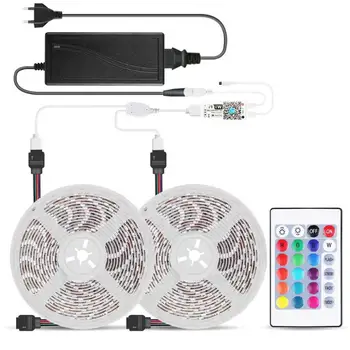 2pcs 12V DC 300 LED Waterproof Colorful Light Strips Sound Control Light Tape Waterproof Strip Closet TV Decoration Lamp
2pcs 12V DC 300 LED Waterproof Colorful Light Strips Sound Control Light Tape Waterproof Strip Closet TV Decoration Lamp