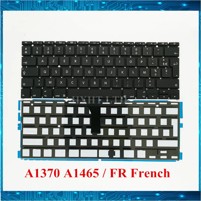 New A1370 A1465 FR French keyboard with backlight For Macbook Air 11" A1370 A1465 Laptop keyboard 2011 2012 2013 2014 2015 year
New A1370 A1465 FR French keyboard with backlight For Macbook Air 11" A1370 A1465 Laptop keyboard 2011 2012 2013 2014 2015 year