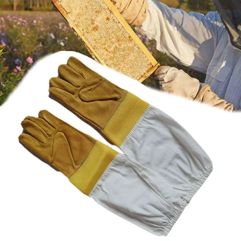 1Pair Of Beekeeping Protective Gloves Bee Keeping Vented Sleeves Beekeeper Unisex Design Garden Supplies
1Pair Of Beekeeping Protective Gloves Bee Keeping Vented Sleeves Beekeeper Unisex Design Garden Supplies