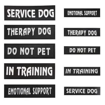 Pet Patches for Dog Vest Harnesses Reflective Removed Stickers 2PC Id Tags with Hook Backing Do Not Pet In Training for Vest
Pet Patches for Dog Vest Harnesses Reflective Removed Stickers 2PC Id Tags with Hook Backing Do Not Pet In Training for Vest