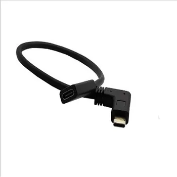 Elbow over 3A10Gb/s USB3.1 Type-C mobile phone data extension cable forward and reverse insert standard 16 core
Elbow over 3A10Gb/s USB3.1 Type-C mobile phone data extension cable forward and reverse insert standard 16 core