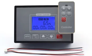 Remote control Smart Digital Display 0~100% adjustable 60A PWM DC Motor Speed Controller Timing Reversible 12V 24V 36V 48V
Remote control Smart Digital Display 0~100% adjustable 60A PWM DC Motor Speed Controller Timing Reversible 12V 24V 36V 48V