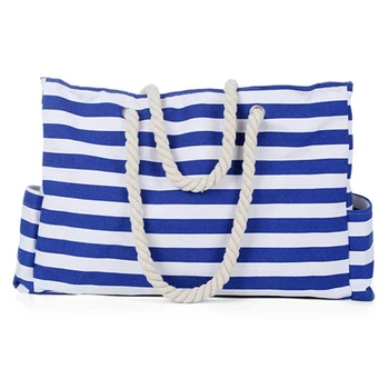 Beach Bag, 55.88 cm Long x 38.10 cm x Width 15.24 cm Large Canvas Beach Bag with Zipper and Pocket 
Beach Bag, 55.88 cm Long x 38.10 cm x Width 15.24 cm Large Canvas Beach Bag with Zipper and Pocket