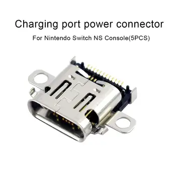 5pcs Type-C Charging Port Socket Connector Replacement Fit for Nintend Switch NS Charging Switch In a Perfect Way Durable
5pcs Type-C Charging Port Socket Connector Replacement Fit for Nintend Switch NS Charging Switch In a Perfect Way Durable
