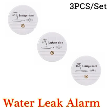 3Pcs/Set Water Leak Detector Sensor Alarm Detector 85dB Voice Wireless Water Leakage Flood Alert House Safety Home Security
3Pcs/Set Water Leak Detector Sensor Alarm Detector 85dB Voice Wireless Water Leakage Flood Alert House Safety Home Security