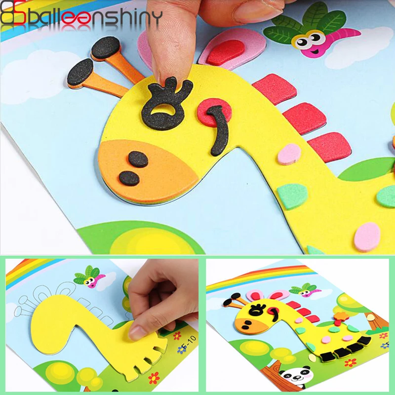 BalleenShiny 10Pcs/Set Baby DIY 3D Puzzle Game Stickers Kids Educational Toys Cartton Animals Sticker Learning Toy Child Gift
BalleenShiny 10Pcs/Set Baby DIY 3D Puzzle Game Stickers Kids Educational Toys Cartton Animals Sticker Learning Toy Child Gift