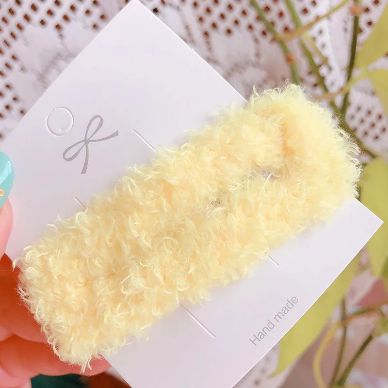 Autumn New Candy Color Plush Cute Square Girl Models Women Hair Clip Hairgrips Hair Accessories Girls Jewelry Fashion Hair Pins
Autumn New Candy Color Plush Cute Square Girl Models Women Hair Clip Hairgrips Hair Accessories Girls Jewelry Fashion Hair Pins