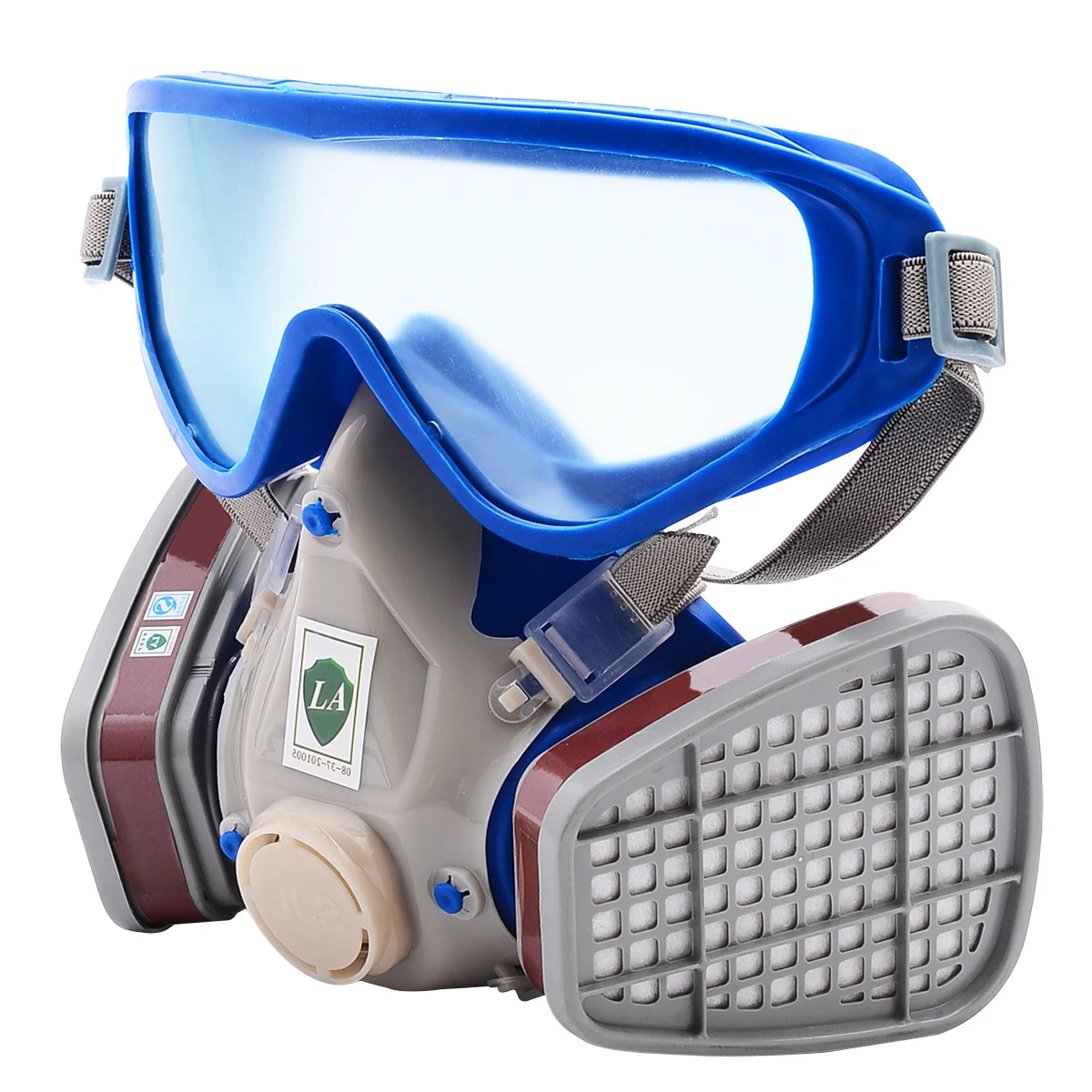 Respirator Gas Mask Full Face Double Filter Air Protection Breathing Spraying Anti-dust Gas Mask Workplace Safety Supplies
Respirator Gas Mask Full Face Double Filter Air Protection Breathing Spraying Anti-dust Gas Mask Workplace Safety Supplies