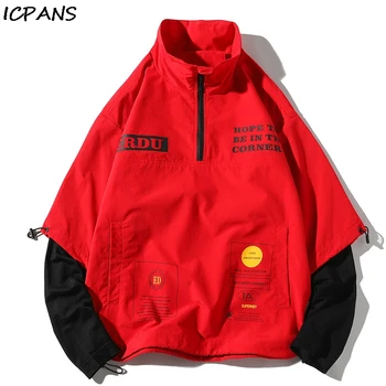 ICPANS Men Women Couple Pullover Jackets Stand Collar Streetwear Oversized Loose Outwear Hip Hop Mens Jacket Plus Size XXXL 4XL
ICPANS Men Women Couple Pullover Jackets Stand Collar Streetwear Oversized Loose Outwear Hip Hop Mens Jacket Plus Size XXXL 4XL