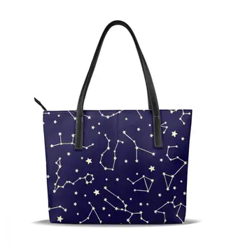 NOISYDESIGNS Constellations Printing Handbags for Women Girl Shoulder Bag Ladies Femme Shopping Bag PU Leather
NOISYDESIGNS Constellations Printing Handbags for Women Girl Shoulder Bag Ladies Femme Shopping Bag PU Leather
