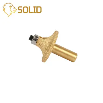 Vacuum Brazed Diamond Router Bits R12 for Stone Slab Edge Profile Router Cutter 1/2" Round Shank Rotary Tool
Vacuum Brazed Diamond Router Bits R12 for Stone Slab Edge Profile Router Cutter 1/2" Round Shank Rotary Tool