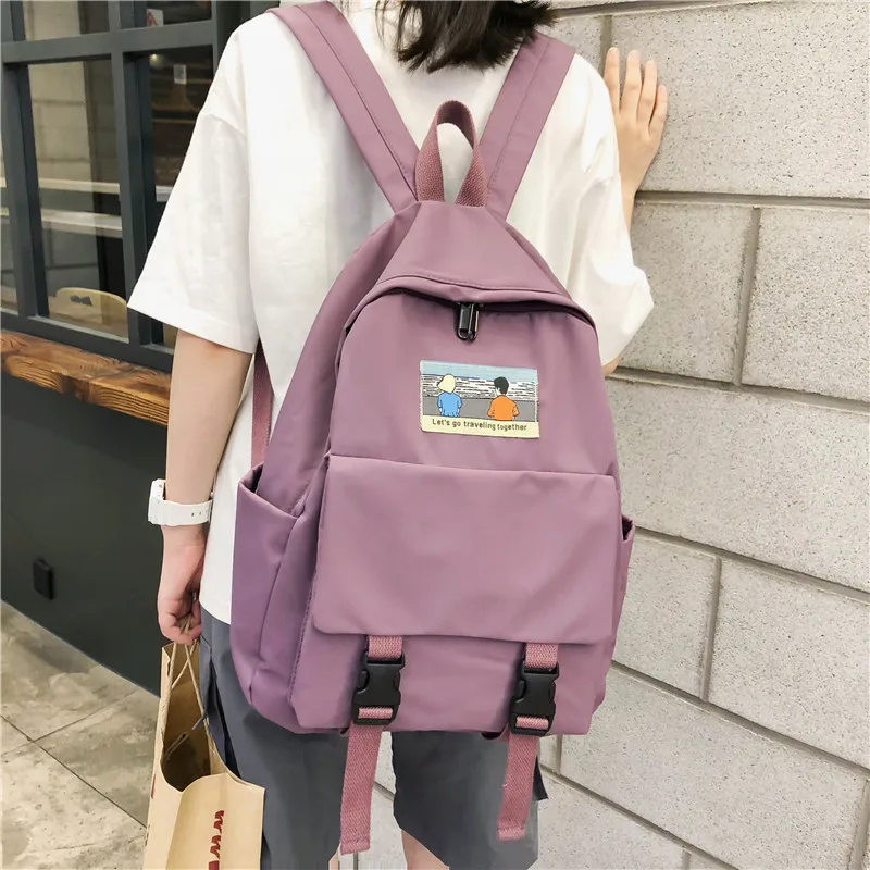 School Backpacks For Teen Girl Casual Bookbag Retro Cartoon Printing Nylon Waterproof Shoulder Bags Women Travel Backpack Hot
School Backpacks For Teen Girl Casual Bookbag Retro Cartoon Printing Nylon Waterproof Shoulder Bags Women Travel Backpack Hot