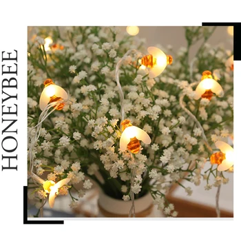 Battery Powered Cute Honey Bee LED String Light 10 /20 /40LEDs Fairy Light Outdoor Garden Fence Patio Christmas Garland Lights
Battery Powered Cute Honey Bee LED String Light 10 /20 /40LEDs Fairy Light Outdoor Garden Fence Patio Christmas Garland Lights