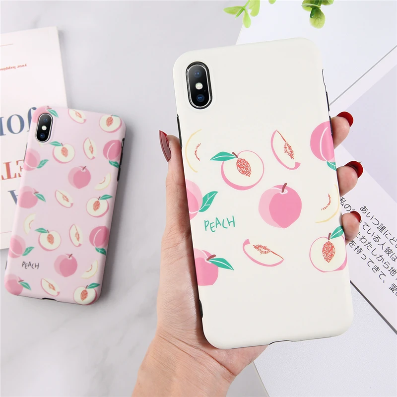 Moskado Fashion Summer Fruit Peach Phone Cases For iphone 8 7 6 6S X XR XS Max Soft Silicone Phone Back Cases Cover Shells
Moskado Fashion Summer Fruit Peach Phone Cases For iphone 8 7 6 6S X XR XS Max Soft Silicone Phone Back Cases Cover Shells