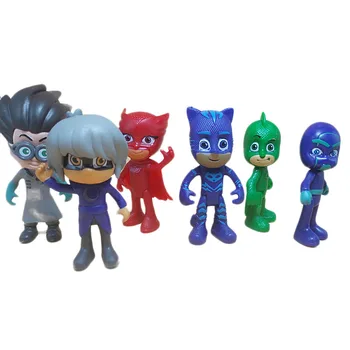 6pcs Cartoon Pj Mask 2019 Character Pj Masks Catboy OwlGilrs Gekko Masks Action Figures Anime Model Toys for Children Gifts 2S46
6pcs Cartoon Pj Mask 2019 Character Pj Masks Catboy OwlGilrs Gekko Masks Action Figures Anime Model Toys for Children Gifts 2S46