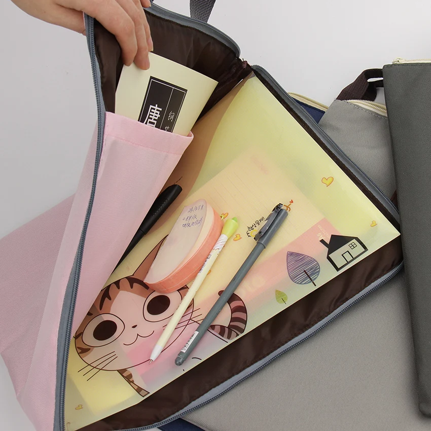Korean Simple Solid A4 Big Capacity Document Bag Business Briefcase Storage File Folder for Papers Stationery Student Gift 1 PC
Korean Simple Solid A4 Big Capacity Document Bag Business Briefcase Storage File Folder for Papers Stationery Student Gift 1 PC