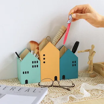 Cute Little House Pen Holder Desktop Storage Box Multi-functional Desk Organizer Lovely Stationery School Office Supply
Cute Little House Pen Holder Desktop Storage Box Multi-functional Desk Organizer Lovely Stationery School Office Supply