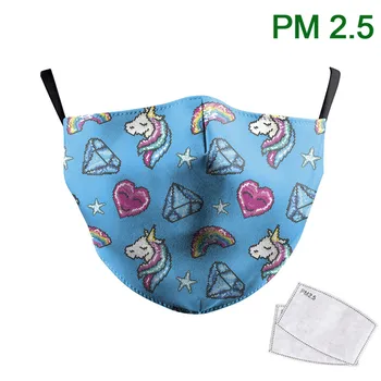 Cartoon Unicorn Series Face Masks Cute Blue Print Masks Washable PM2.5 Protective Dust Reusable Masks Fabric Adult Mouth-Muffle
Cartoon Unicorn Series Face Masks Cute Blue Print Masks Washable PM2.5 Protective Dust Reusable Masks Fabric Adult Mouth-Muffle