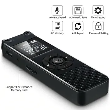 Professional Smart Digital Voice Recorder Portable Hidden HD Sound Audio Telephone Recording Dictaphone MP3 Recorder
Professional Smart Digital Voice Recorder Portable Hidden HD Sound Audio Telephone Recording Dictaphone MP3 Recorder