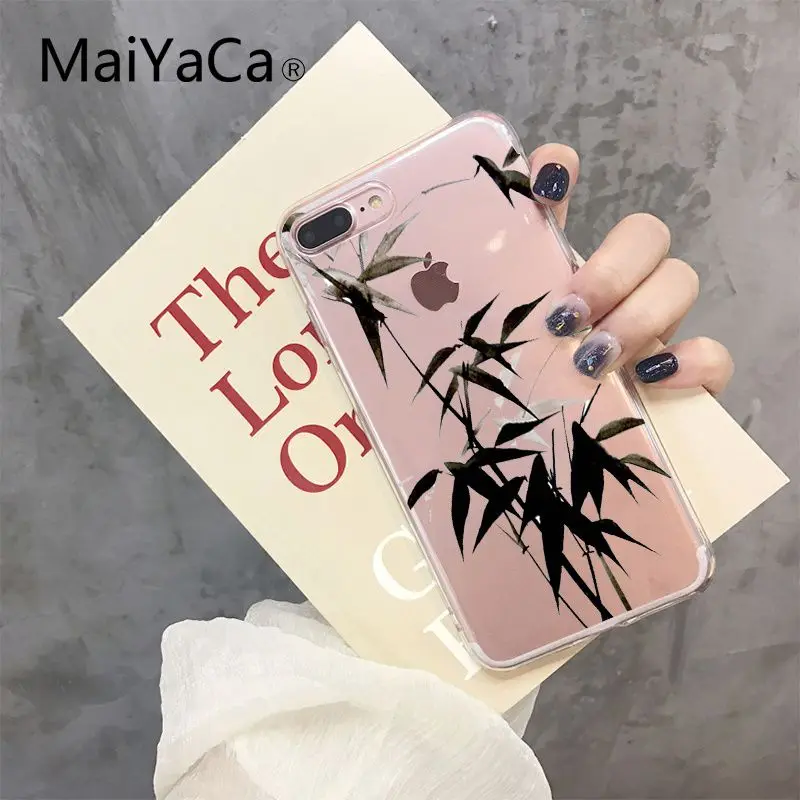 Watercolor plants with flowers