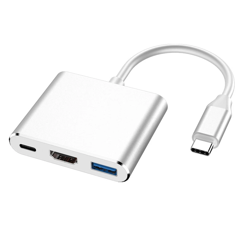 USB C to HDMI USB 3.0 Type C Converter 4K Video PD Quick Charging Multiport Adapter for MacBook/Chromebook/iMac
USB C to HDMI USB 3.0 Type C Converter 4K Video PD Quick Charging Multiport Adapter for MacBook/Chromebook/iMac