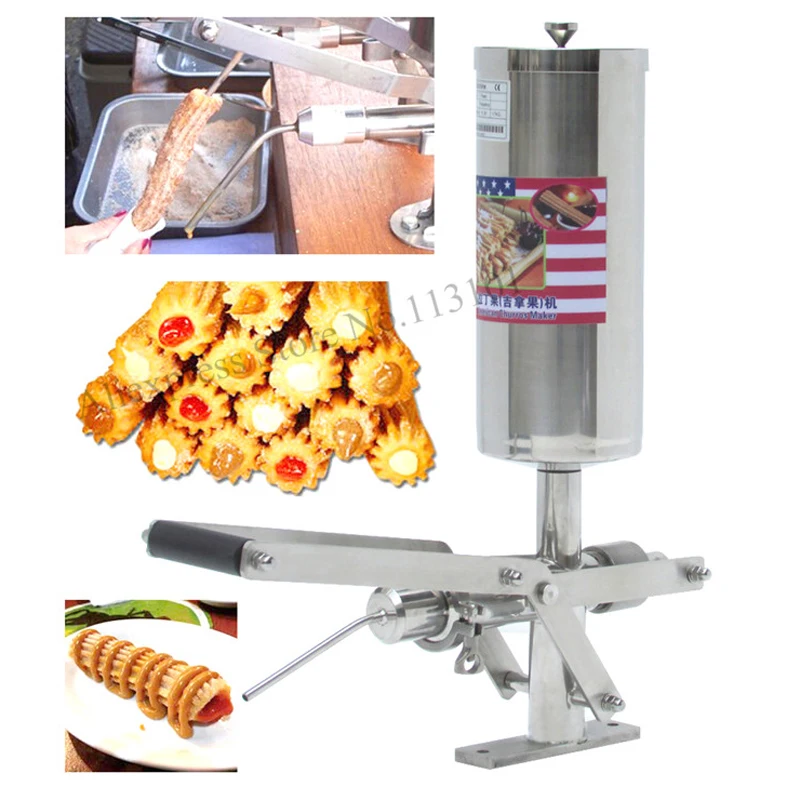 Churro Filler Machine Upgraded Stainless Steel Churros Filling Machine Capacity 5 Liters Chocolate Jam Cream Filler Device
Churro Filler Machine Upgraded Stainless Steel Churros Filling Machine Capacity 5 Liters Chocolate Jam Cream Filler Device