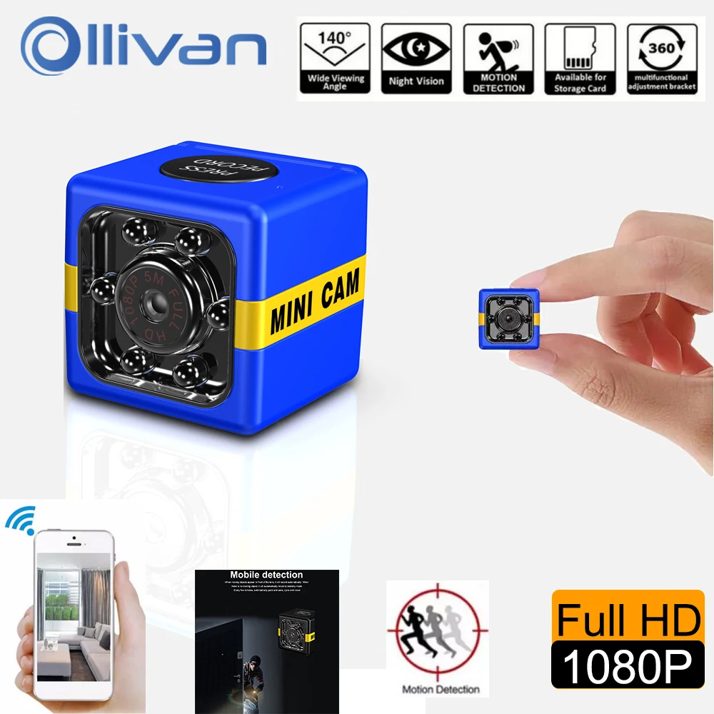 Newest 1080P HD Mini IP Camera Smart Camera Infrared Night Vision Camcorder Security Monitoring Camera Small Camera Dropshipping
Newest 1080P HD Mini IP Camera Smart Camera Infrared Night Vision Camcorder Security Monitoring Camera Small Camera Dropshipping