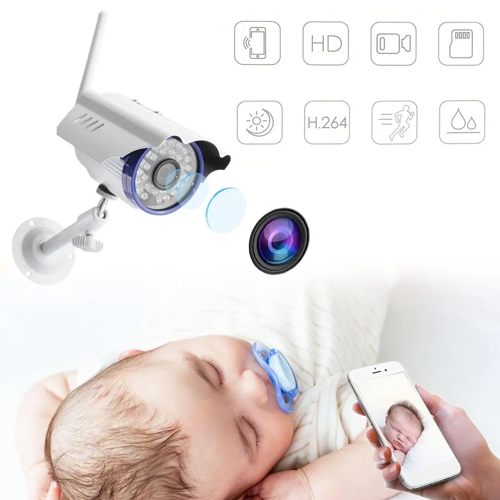 VStarcam 1.0MP Wireless Bullet Shape Night Vision WiFi IP Camera Home Monitor Surveillance Security Sysytem EU Plug
VStarcam 1.0MP Wireless Bullet Shape Night Vision WiFi IP Camera Home Monitor Surveillance Security Sysytem EU Plug