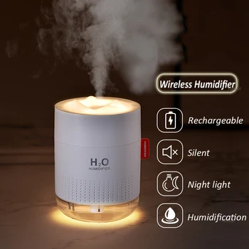 2000mAh Wireless Humidifier Romantic Aromatherapy Humidificador USB Aroma Diffuser Warm Night Lamp Mist Maker Fogger For Bedroom
2000mAh Wireless Humidifier Romantic Aromatherapy Humidificador USB Aroma Diffuser Warm Night Lamp Mist Maker Fogger For Bedroom