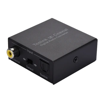 Digital 2-way Optical Toslink To Coaxial Bidirectional Audio Converter SPDIF Coaxial To Toslink With USB Power Cable
Digital 2-way Optical Toslink To Coaxial Bidirectional Audio Converter SPDIF Coaxial To Toslink With USB Power Cable