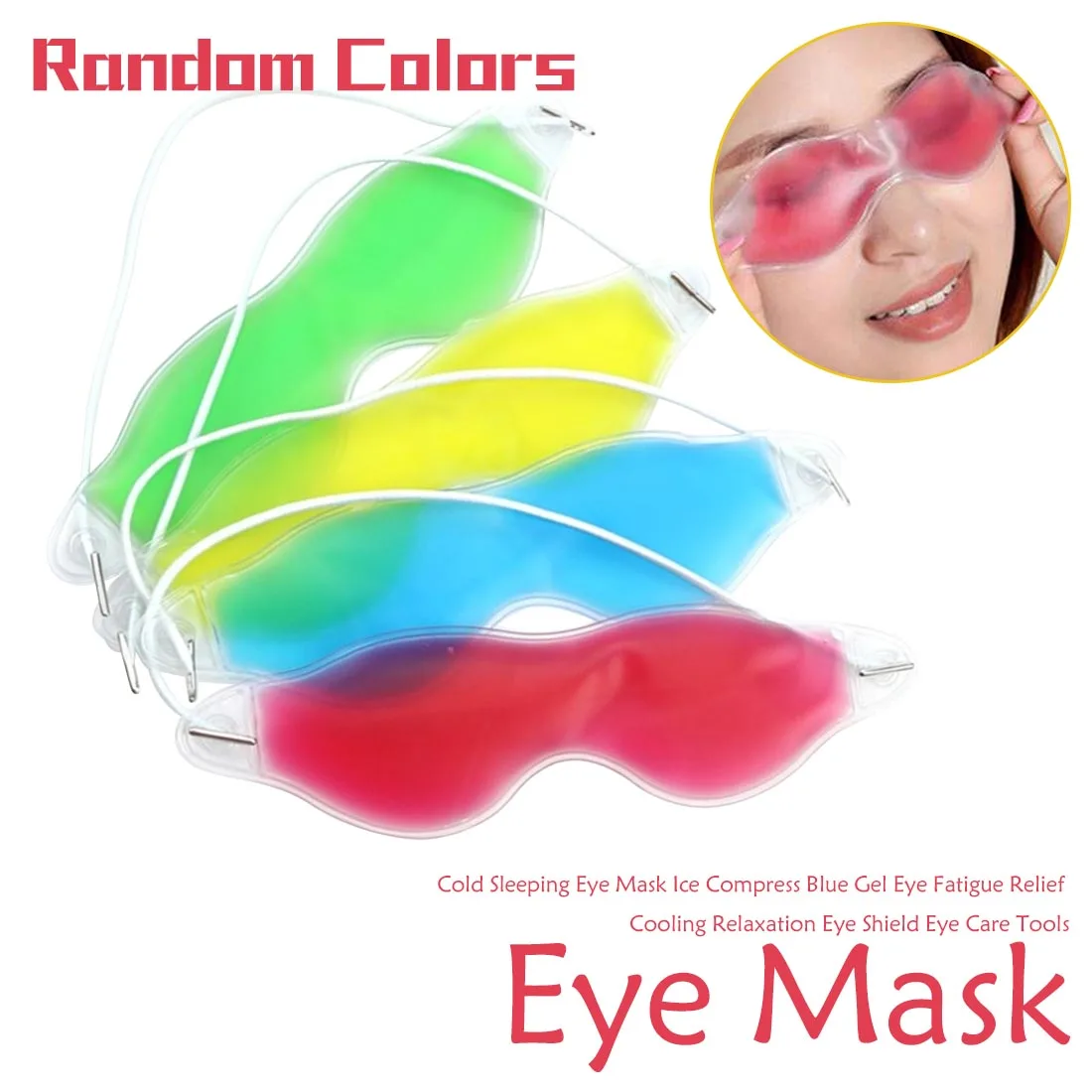Cold Sleeping Eye Mask Ice Compress Blue Gel Eye Fatigue Relief Cooling Relaxation Eye Shield Eye Care Tools Remove Dark Circle
Cold Sleeping Eye Mask Ice Compress Blue Gel Eye Fatigue Relief Cooling Relaxation Eye Shield Eye Care Tools Remove Dark Circle