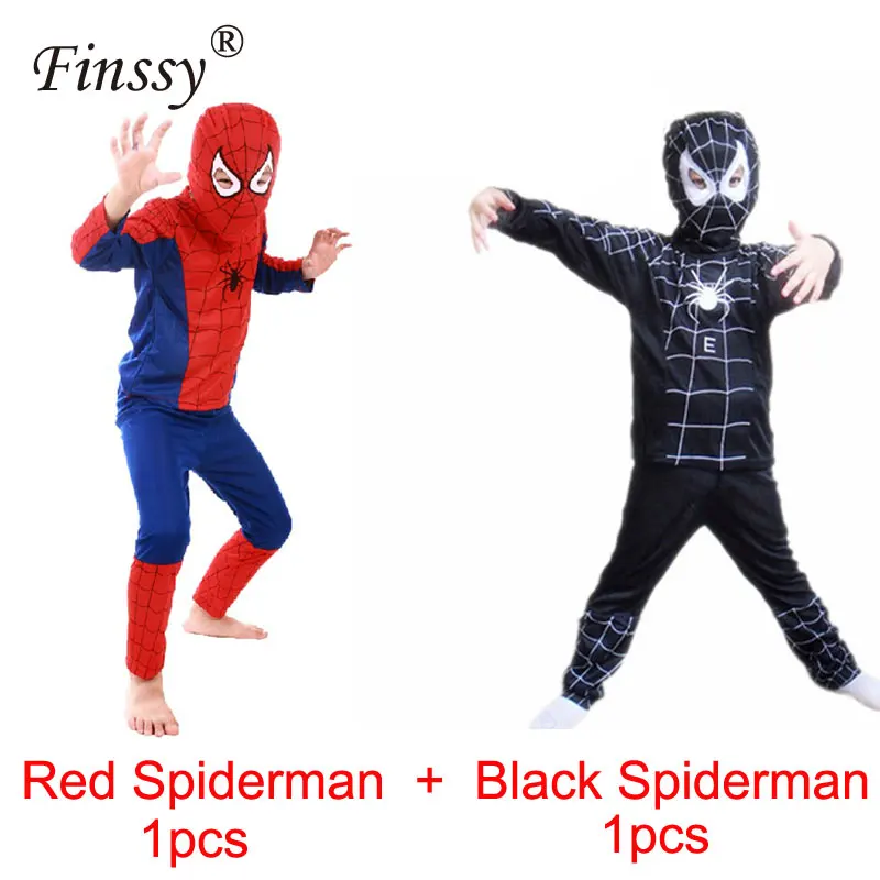 2pcs/lot Black Red Spider Superhero Man Cosplay Costume for Boys Party Dress Halloween Carnival Costume for Kids Clothing
2pcs/lot Black Red Spider Superhero Man Cosplay Costume for Boys Party Dress Halloween Carnival Costume for Kids Clothing