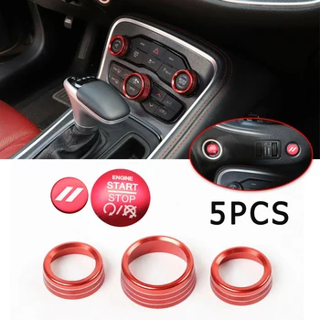 5pcs Aluminum Alloy For Dodge Air Conditioning Knob And Engine Start-stop Button Decorative Cover Car Accessories
5pcs Aluminum Alloy For Dodge Air Conditioning Knob And Engine Start-stop Button Decorative Cover Car Accessories