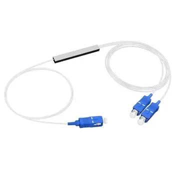 Fiber Optic PLC Splitter SC UPC 1X2 FTTH Fiber Optic Splitter Optical Single mode 0.9mm 1 meter Micro Steel Tube Pipe
Fiber Optic PLC Splitter SC UPC 1X2 FTTH Fiber Optic Splitter Optical Single mode 0.9mm 1 meter Micro Steel Tube Pipe