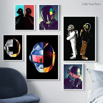 Daft Punk Music Rapper poster Canvas Art Print Wall Pictures for Living Room No Frame
Daft Punk Music Rapper poster Canvas Art Print Wall Pictures for Living Room No Frame