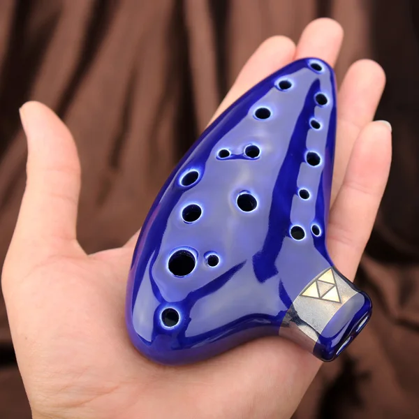 C 16 fori Ocarina legend of Zelda Ocarina flauto in legno C 16 fori Ocarina legend of Zelda Ocarina flauto in legno