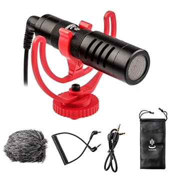 Condenser Recording Camera Video Microphone For Laptop DSLR Windows Cardioid Studio Recording Vocals Voice Over YouTube
Condenser Recording Camera Video Microphone For Laptop DSLR Windows Cardioid Studio Recording Vocals Voice Over YouTube