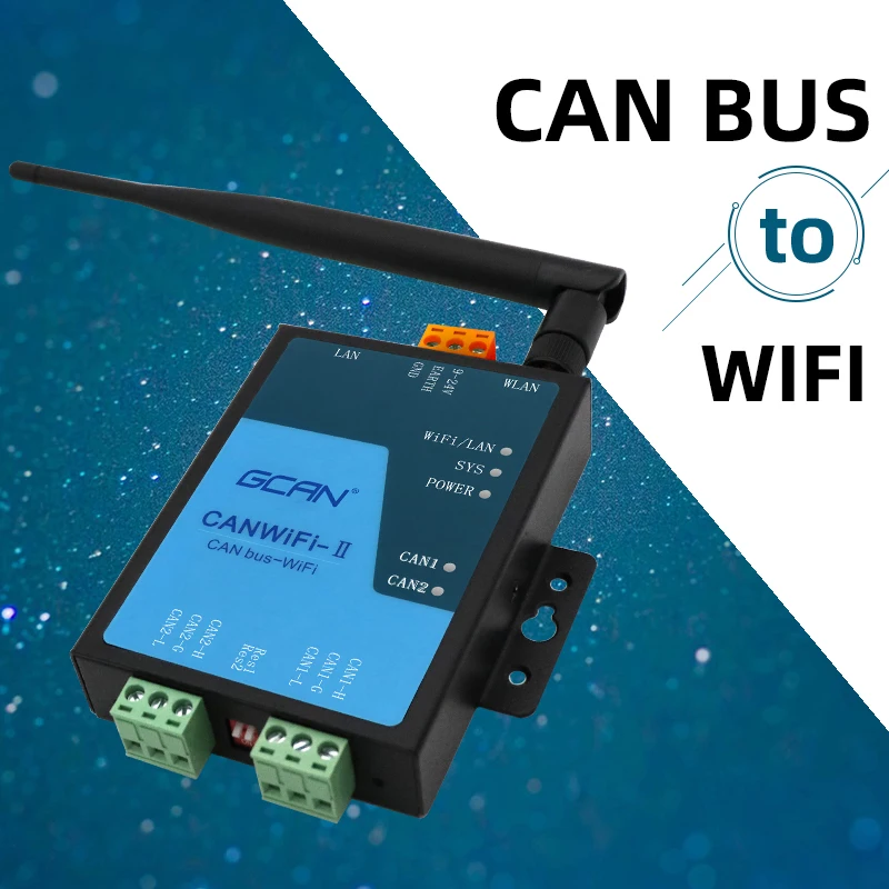 Wifi to CAN converter can be used as wireless CAN bus repeater with software and technology ,support three working mode.
Wifi to CAN converter can be used as wireless CAN bus repeater with software and technology ,support three working mode.