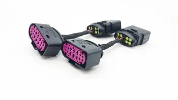 Xenon Headlight 10 to 14 Pin Connector Adapter DRL Bi-Xenon HID Connecting line For Passat B6
Xenon Headlight 10 to 14 Pin Connector Adapter DRL Bi-Xenon HID Connecting line For Passat B6